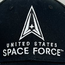 Load image into Gallery viewer, United States Space Force Logo Hat (Black)