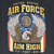 Air Force Gold Eagle Aim High T-Shirt (Black)