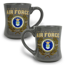 Load image into Gallery viewer, United States Air Force Fly Fight Win Mug (Grey)