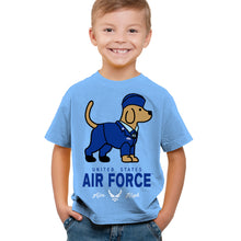 Load image into Gallery viewer, United States Air Force Pup Youth T-Shirt (Blue)