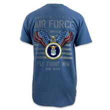 Load image into Gallery viewer, Air Force Stars and Stripes T-Shirt (Indigo)