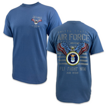 Load image into Gallery viewer, Air Force Stars and Stripes T-Shirt (Indigo)