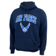 Load image into Gallery viewer, Air Force Vintage Arch Letter Hood (Navy)