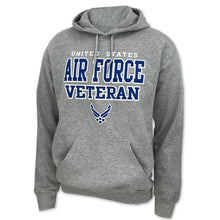 Load image into Gallery viewer, United States Air Force Veteran Wings Hood (Grey)
