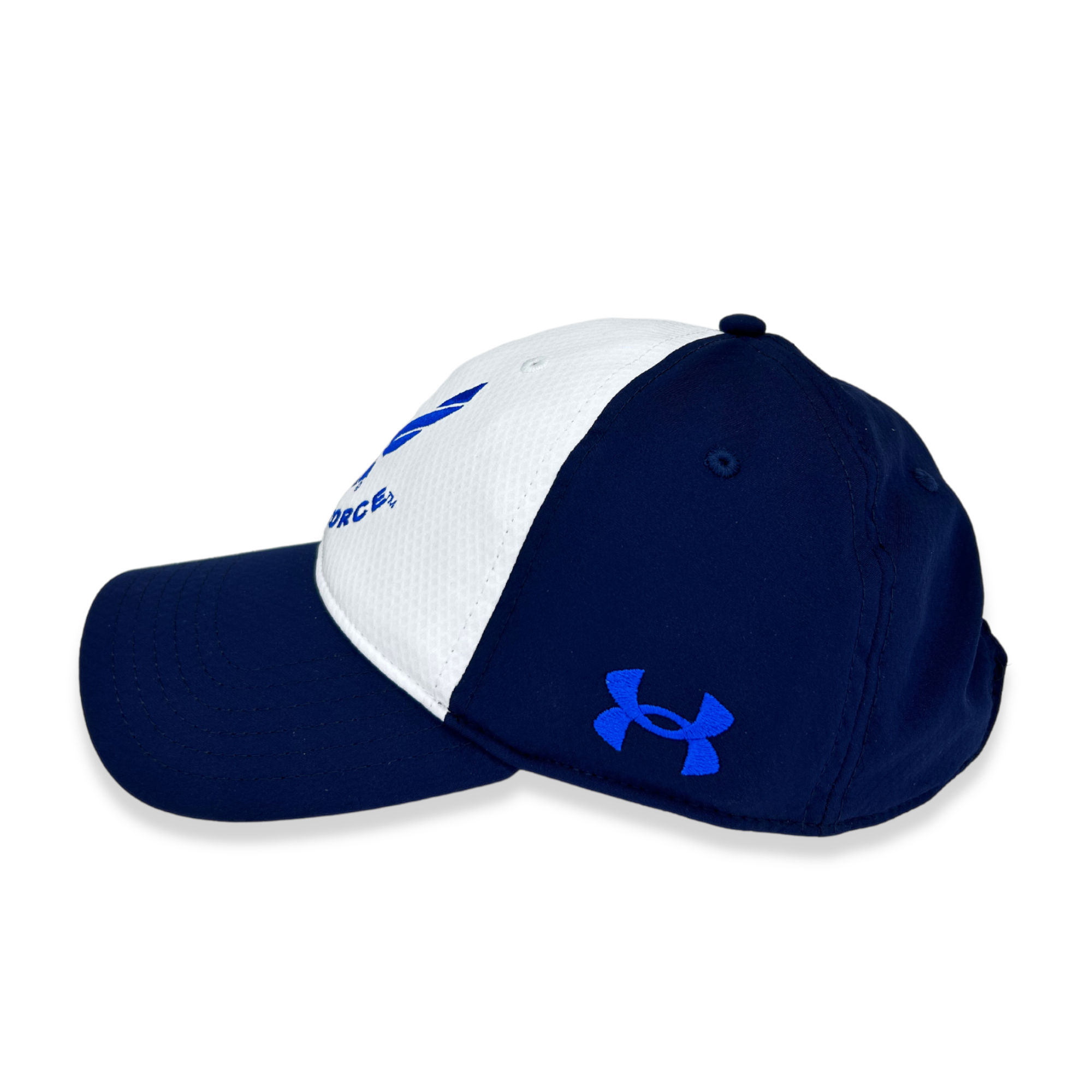 United States Air Force Under Armour Zone Adjustable Hat White