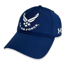 Load image into Gallery viewer, United States Air Force Under Armour Zone Adjustable Hat (Navy)