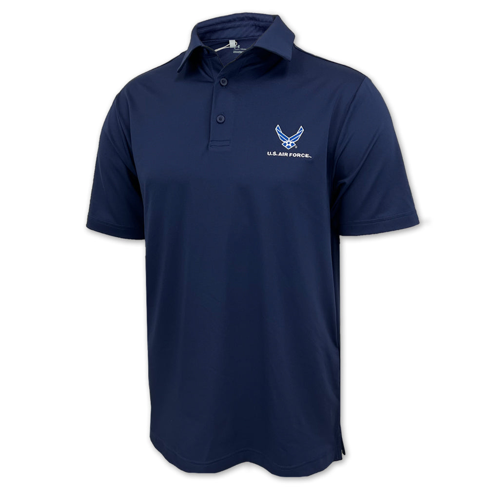 Air Force Under Armour Wings Performance Polo (Navy)