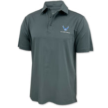 Load image into Gallery viewer, Air Force Under Armour Wings Performance Polo (Grey)