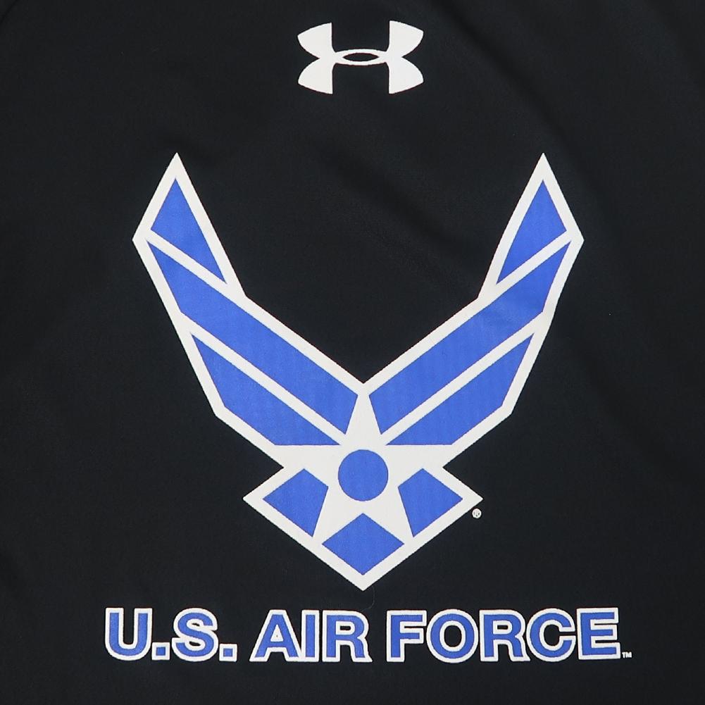 Air Force Wings Under Armour Tech T-Shirt (Black)
