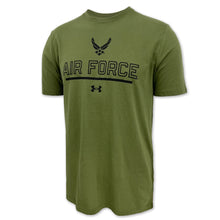 Load image into Gallery viewer, U.S. Air Force Wings Under Armour Performance Cotton T-Shirt (OD Green)