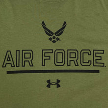 Load image into Gallery viewer, U.S. Air Force Wings Under Armour Performance Cotton T-Shirt (OD Green)
