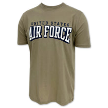 Load image into Gallery viewer, United States Air Force 3D Performance Cotton T-Shirt (Tan)