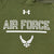 U.S. Air Force Wings Under Armour All Day Fleece Hood (OD Green)