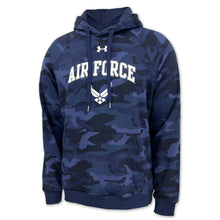 Load image into Gallery viewer, Air Force Under Armour Camo Hood (Navy)