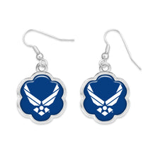 Load image into Gallery viewer, U.S. Air Force Wings Hazel Earrings (Royal)