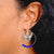 U.S. Air Force Wings Chloe Earrings (Silver)