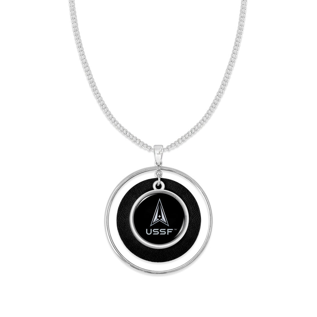 U.S. Space Force Lindy Necklace (Black)