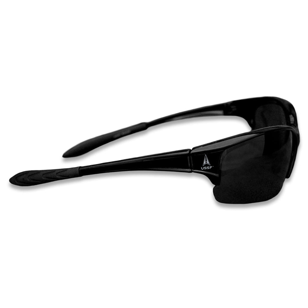 U.S. Space Force Rimless Sports Sunglasses (Black)