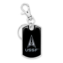 Load image into Gallery viewer, U.S. Space Force Dog Tag Key Chain
