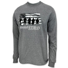 Load image into Gallery viewer, United States Veteran Proudly Served Long Sleeve T-Shirt (Graphite)