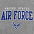 United States Air Force Block Wings Long Sleeve T-Shirt (Grey)