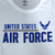 United States Air Force Ladies Under Armour T-Shirt (White)