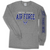 United States Air Force Block Wings Long Sleeve T-Shirt (Grey)