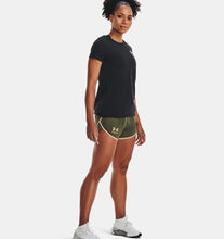 Load image into Gallery viewer, Under Armour Ladies Freedom Fly By Shorts (OD Green)