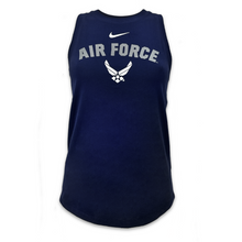 Load image into Gallery viewer, Air Force Nike Dri-Fit Cotton Tomboy Tank (Navy)
