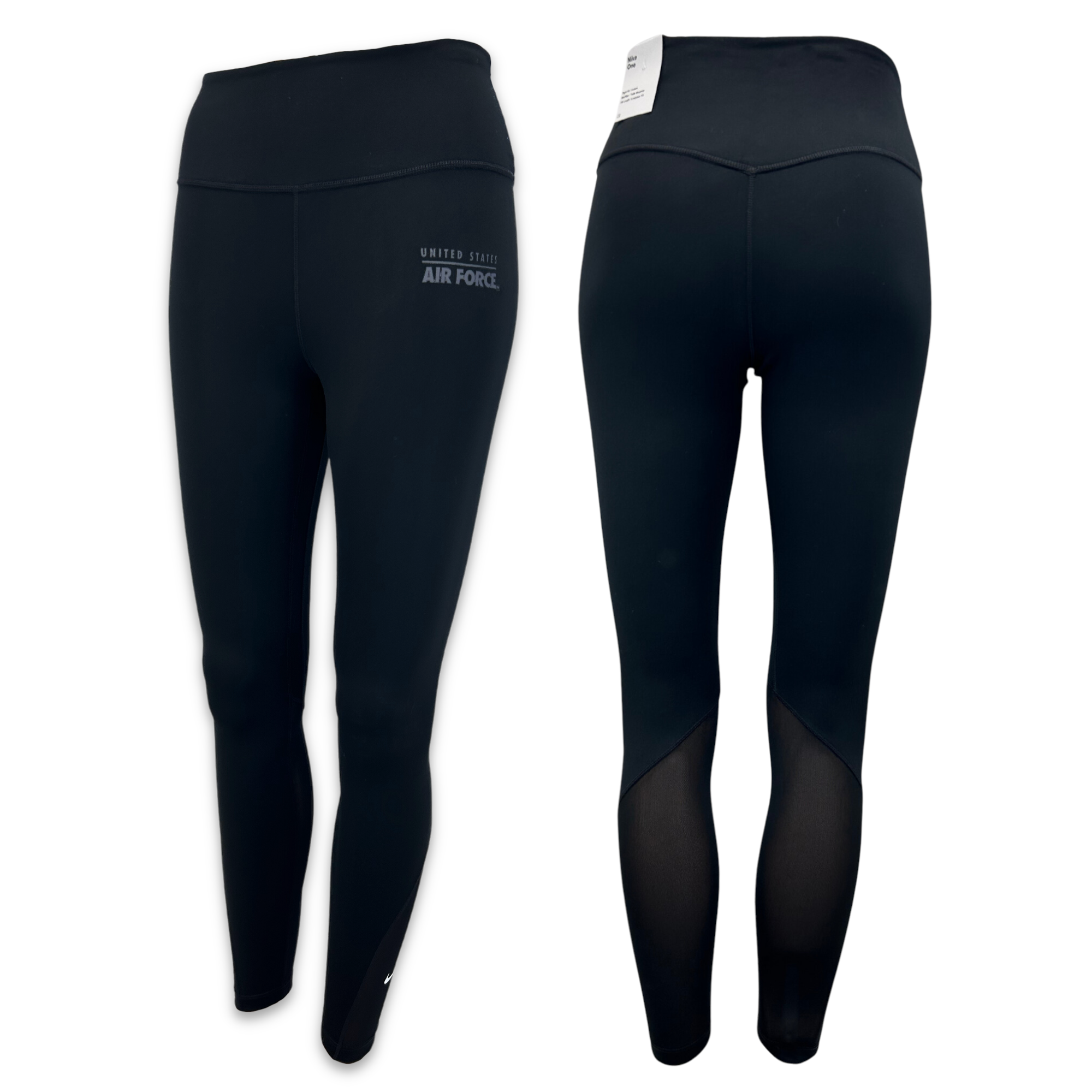 BCSAPPAREL Air Force Nike One 7 8 Tight Black MD