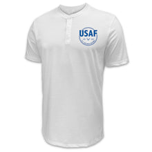 Load image into Gallery viewer, Air Force Retired Mens Henley T-Shirt
