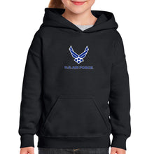 Load image into Gallery viewer, Air Force Youth Wings Logo Hood