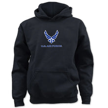 Load image into Gallery viewer, Air Force Youth Wings Logo Hood