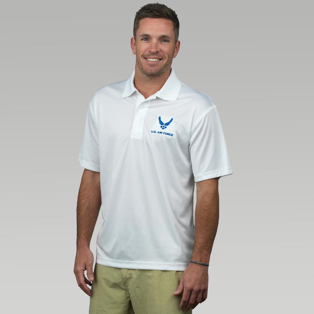 AIR FORCE PERFORMANCE POLO (WHITE) 3