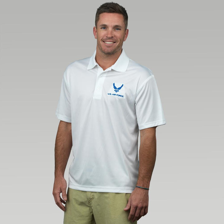 AIR FORCE PERFORMANCE POLO (WHITE) 3