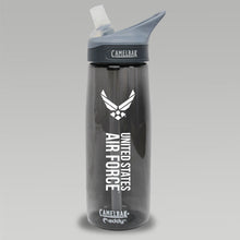 Load image into Gallery viewer, AIR FORCE CAMELBAK WATER BOTTLE (CHARCOAL)