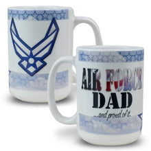 Load image into Gallery viewer, Air Force Dad Coffee Mug