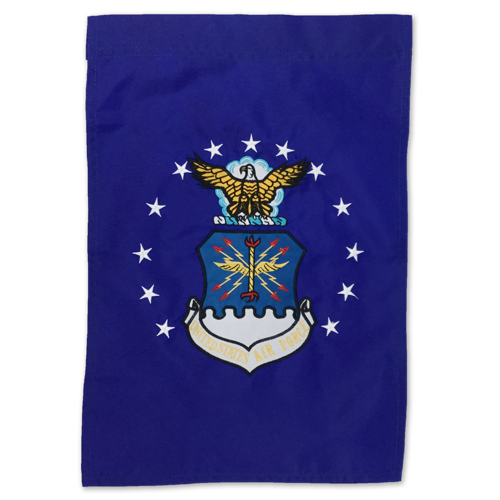 AIR FORCE EMBROIDERED GARDEN FLAG (12