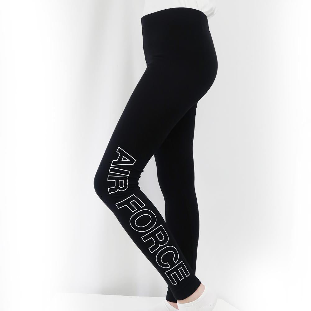 AIR FORCE LADIES LOVE 'EM LONGER LEGGINGS (BLACK) 3