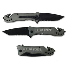 Load image into Gallery viewer, Air Force Lock Back Knife (Grey)