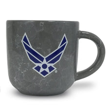 Load image into Gallery viewer, AIR FORCE MARBLED 17 OZ MUG (GREY)