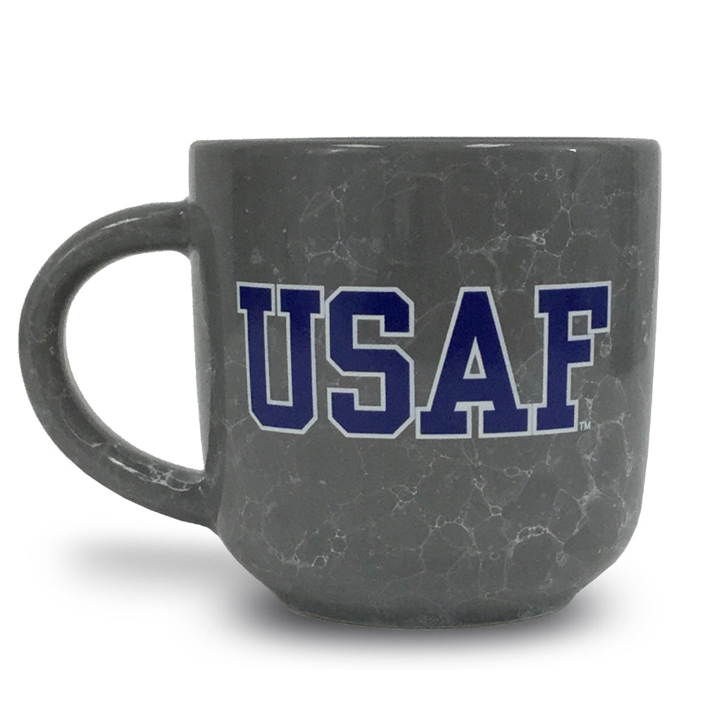 AIR FORCE MARBLED 17 OZ MUG (GREY) 1