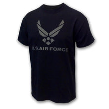 Load image into Gallery viewer, AIR FORCE REFLECTIVE PT T-SHIRT (BLACK) 1