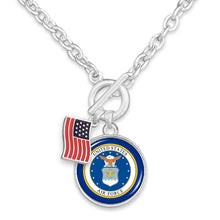 Load image into Gallery viewer, Air Force Seal Toggle Necklace