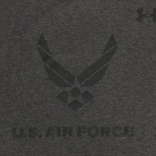 Load image into Gallery viewer, AIR FORCE UNDER ARMOUR FLY FIGHT WIN TECH T-SHIRT (CHARCOAL) 7