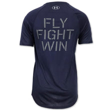 Load image into Gallery viewer, AIR FORCE UNDER ARMOUR FLY FIGHT WIN TECH T-SHIRT (NAVY) 1