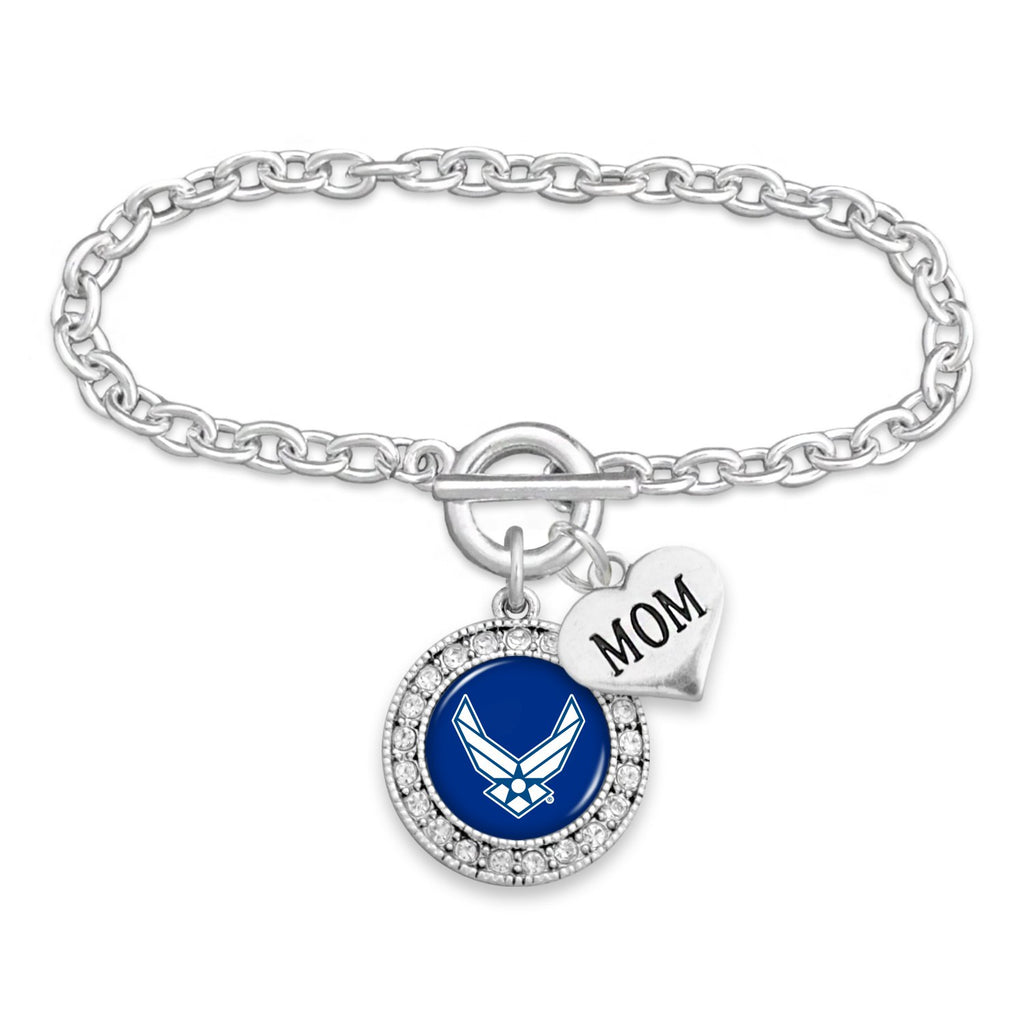 Alex and ani air shop force mom bracelet