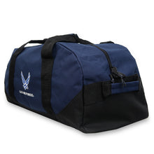 Load image into Gallery viewer, Air Force Wings Dome Duffel Bag (Navy)