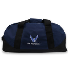 Load image into Gallery viewer, Air Force Wings Dome Duffel Bag (Navy)