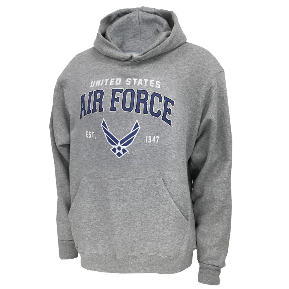 AIR FORCE WINGS EST. 1947 HOOD (GREY) 2